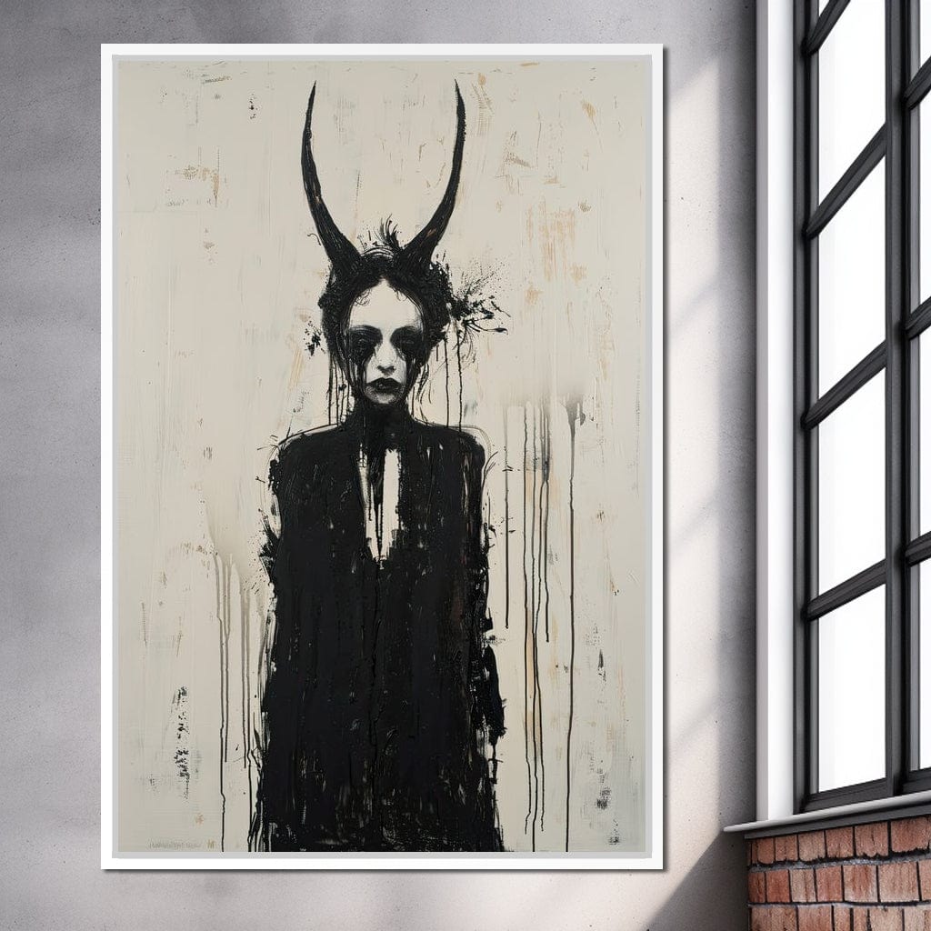 Veiled Presence of Shadows Canvas Wall Art