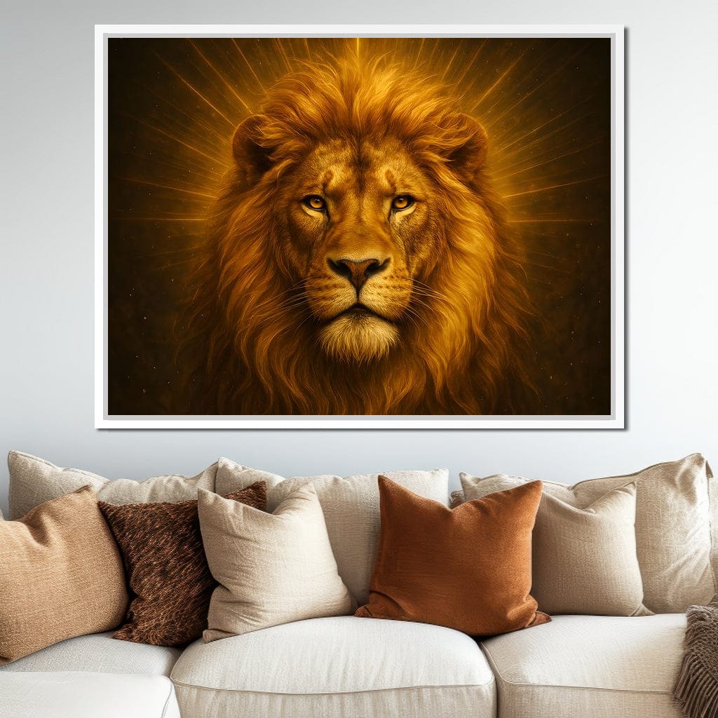 Majestic Radiance of the King Canvas Wall Art
