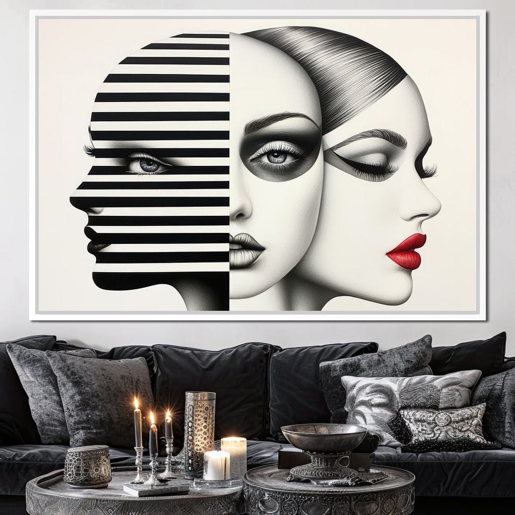 Fragments of Elegance Canvas Wall Art