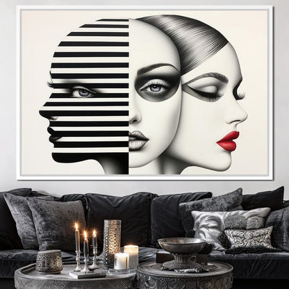 Fragments of Elegance Canvas Wall Art