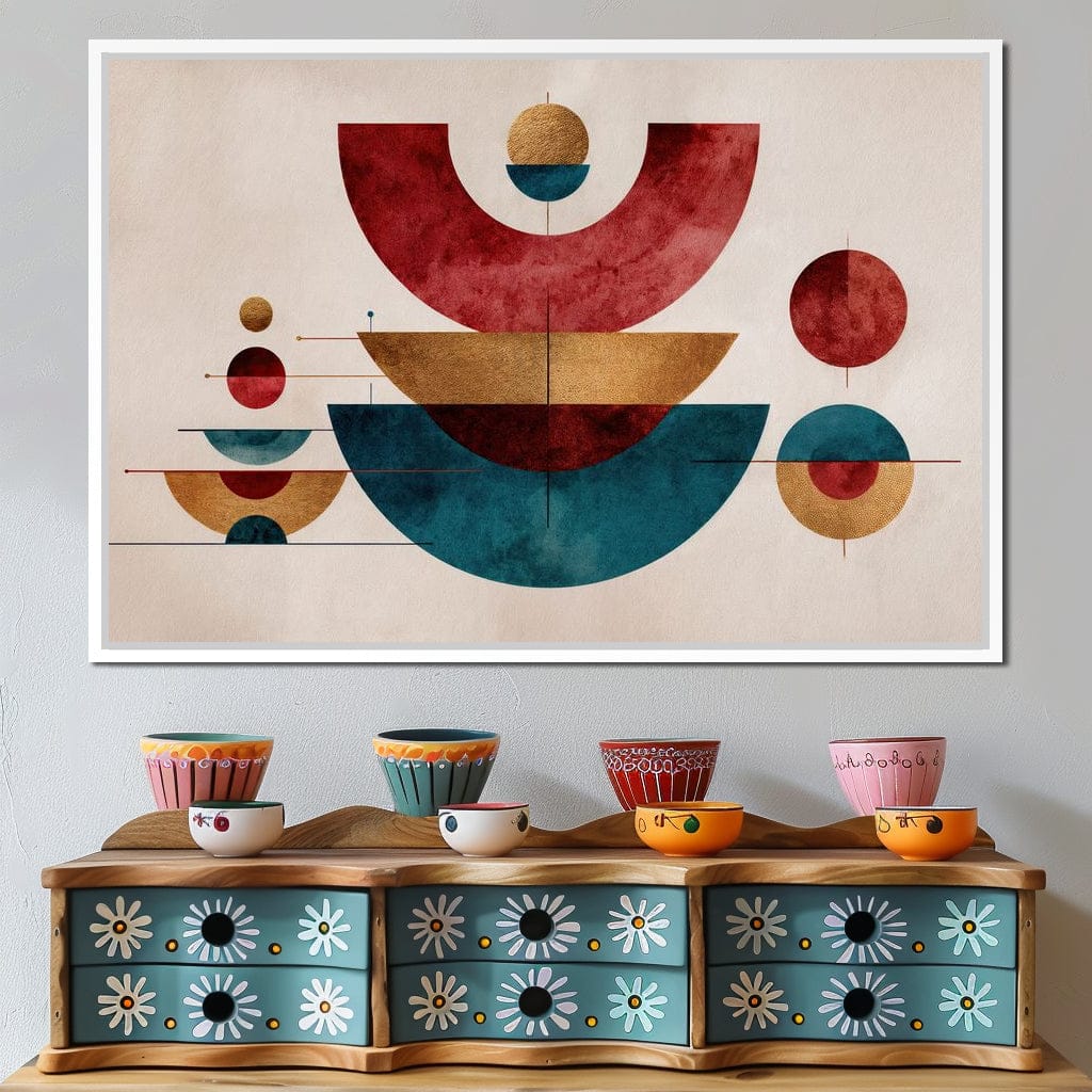 Measured Stillness Canvas Wall Art