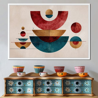 Measured Stillness Canvas Wall Art