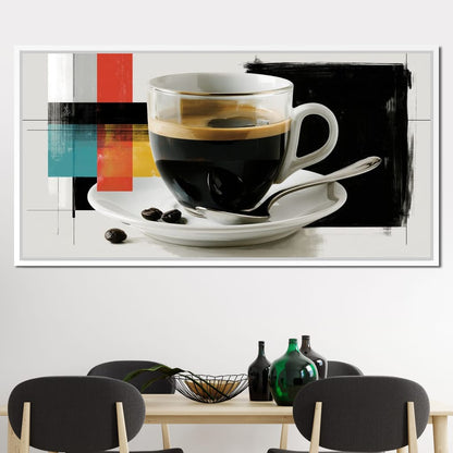 First Light Over Morning Espresso Canvas Wall Art