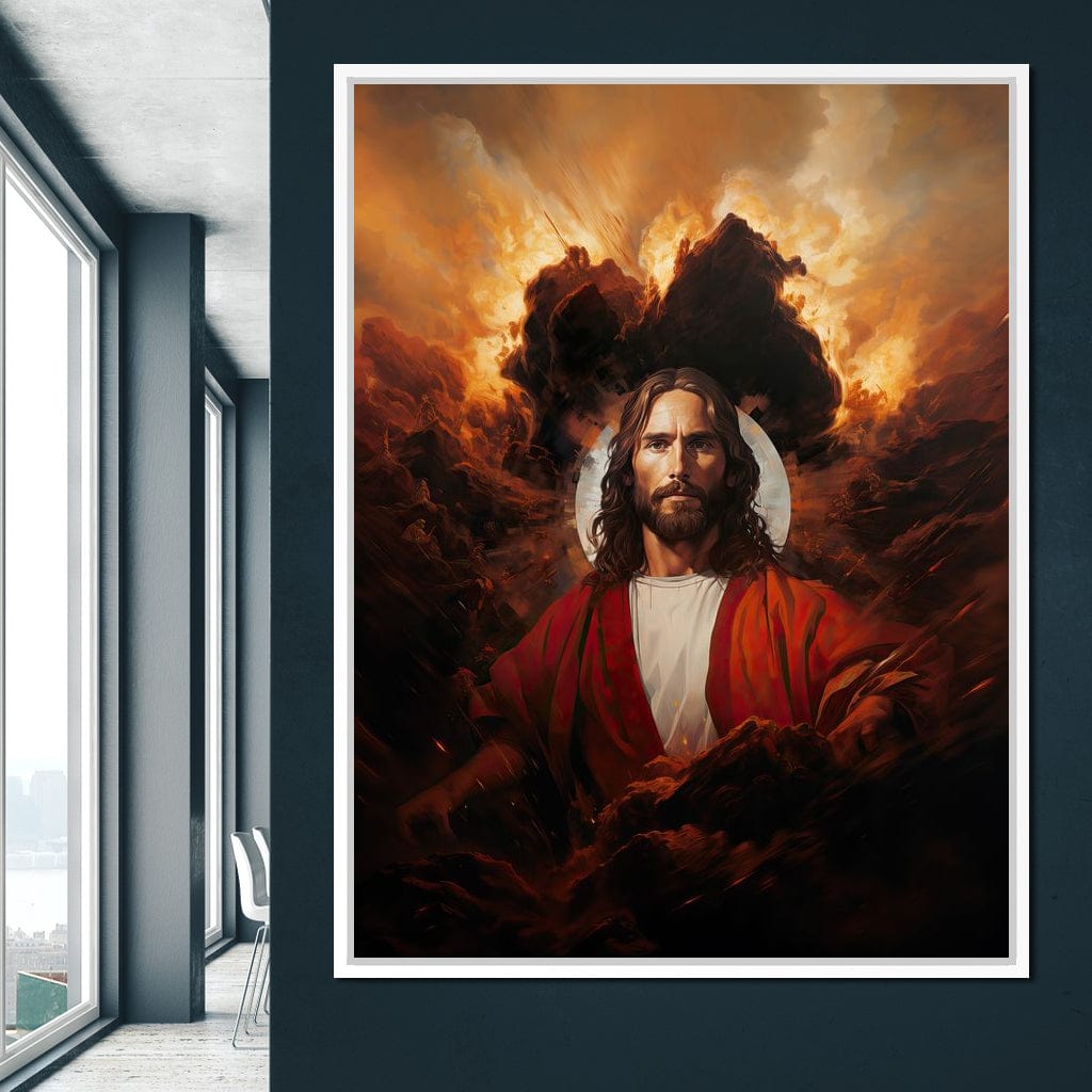 Jesus the Savior Canvas Wall Art