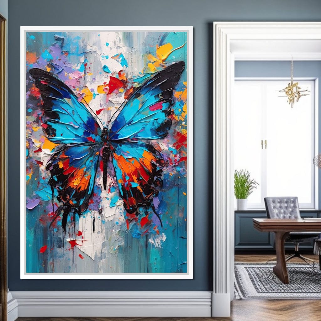 Colorburst Butterflies Canvas Wall Art
