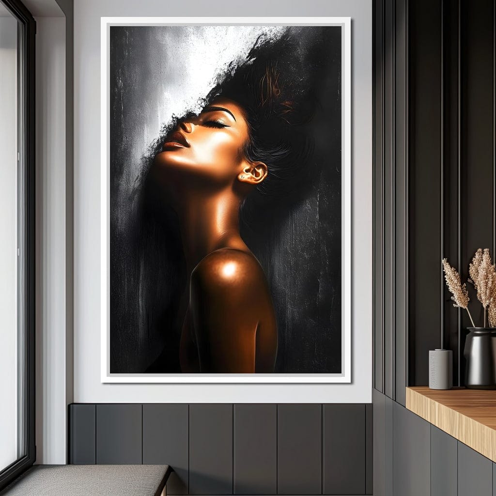 Radiant Reflection of Night Canvas Wall Art