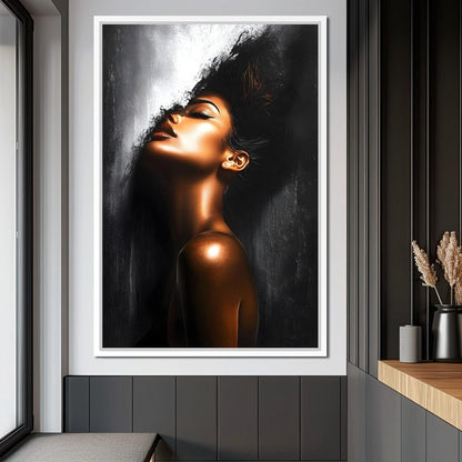 Radiant Reflection of Night Canvas Wall Art