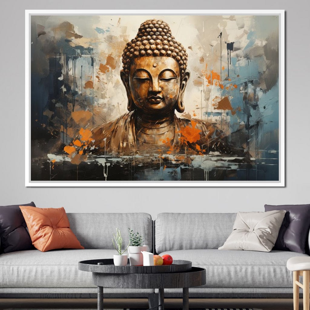 Buddha's Grace Canvas Wall Art