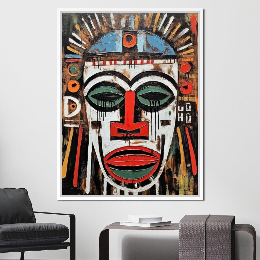Tribal Mask 17 Canvas Wall Art