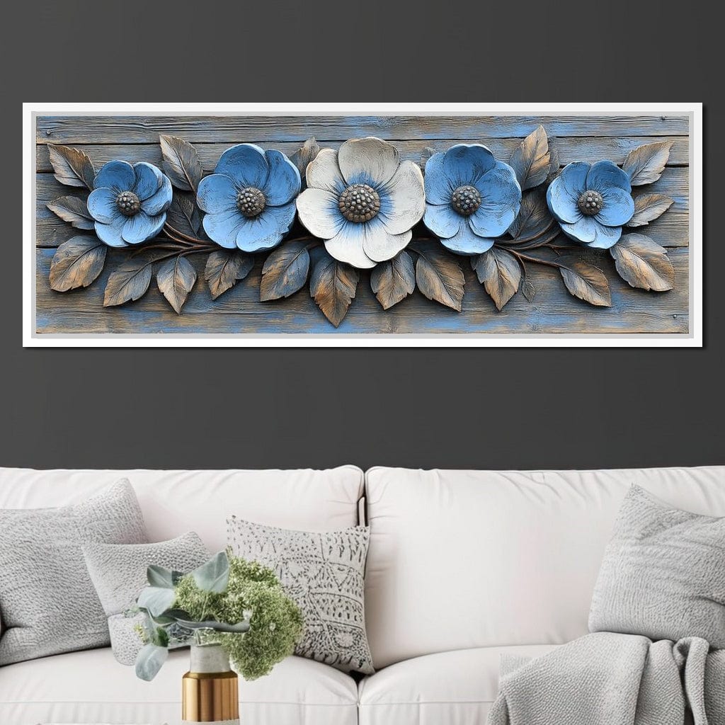 Rustic Bloom Harmony Canvas Wall Art