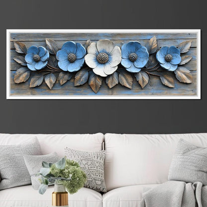 Rustic Bloom Harmony Canvas Wall Art