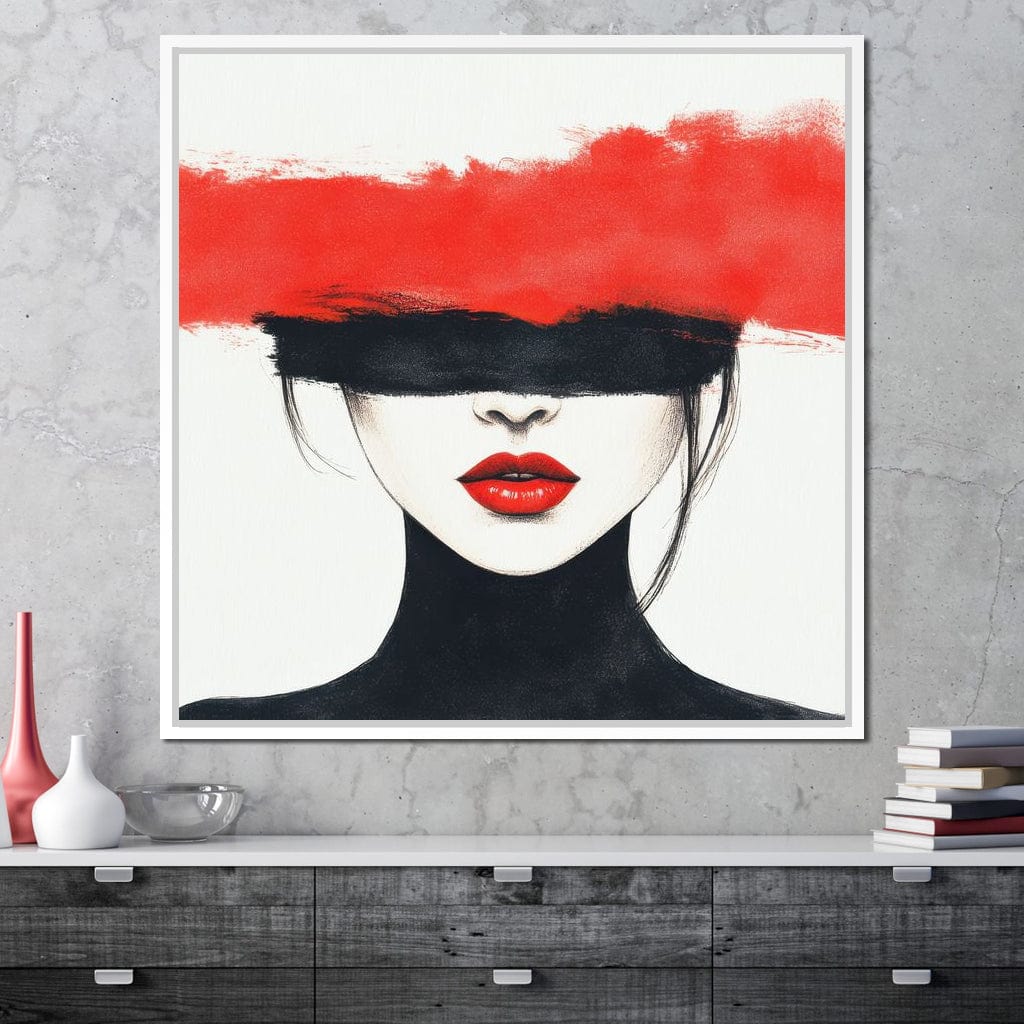 Radiant Allure Portrait Mystique Canvas Wall Art