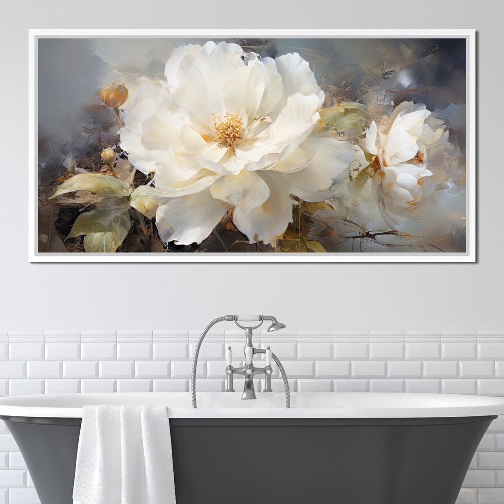 Ethereal Peony Essences Canvas Wall Art