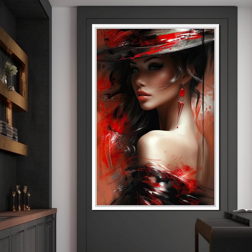 Sultry Shadows and Light Canvas Wall Art
