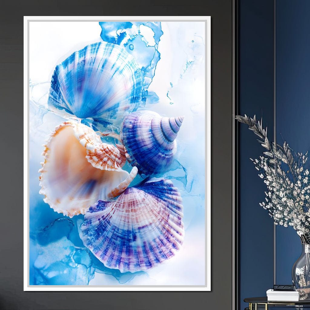 Oceanic Seashells Dreamscape Canvas Wall Art