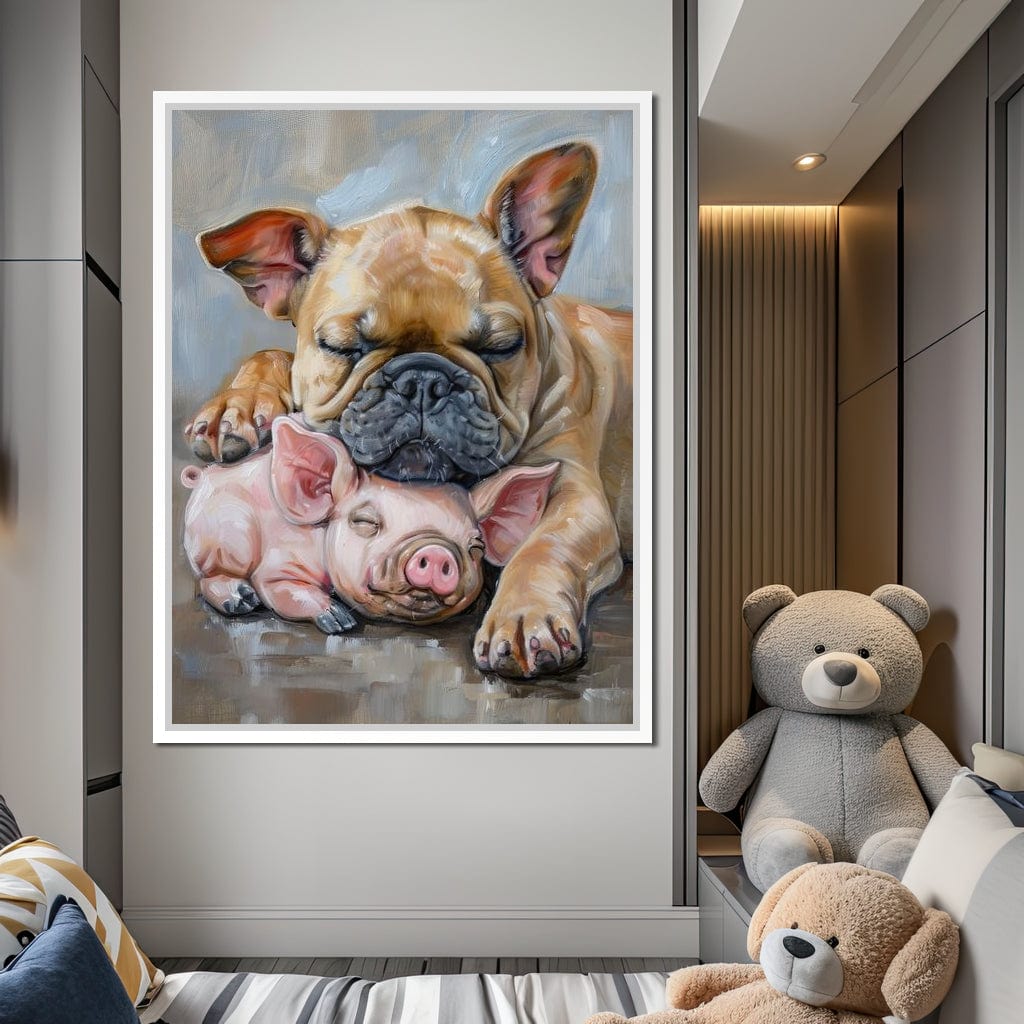 Slumber Buddies Naptime Canvas Wall Art
