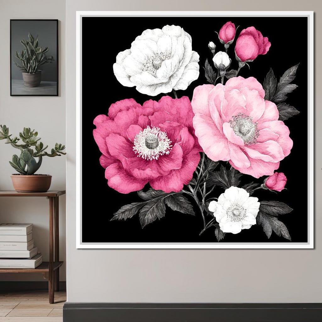 Blossoms of Enchantment Canvas Wall Art