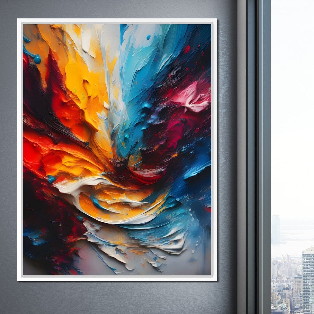 Color Burst Canvas Wall Art
