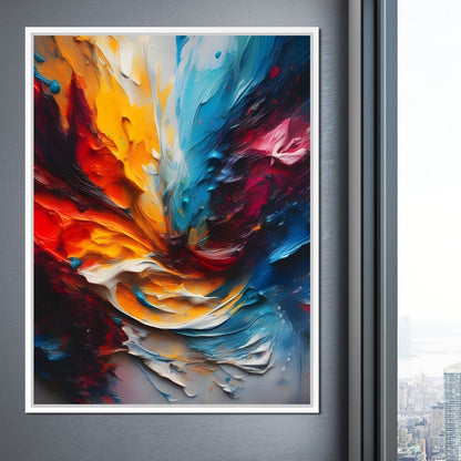 Color Burst Canvas Wall Art