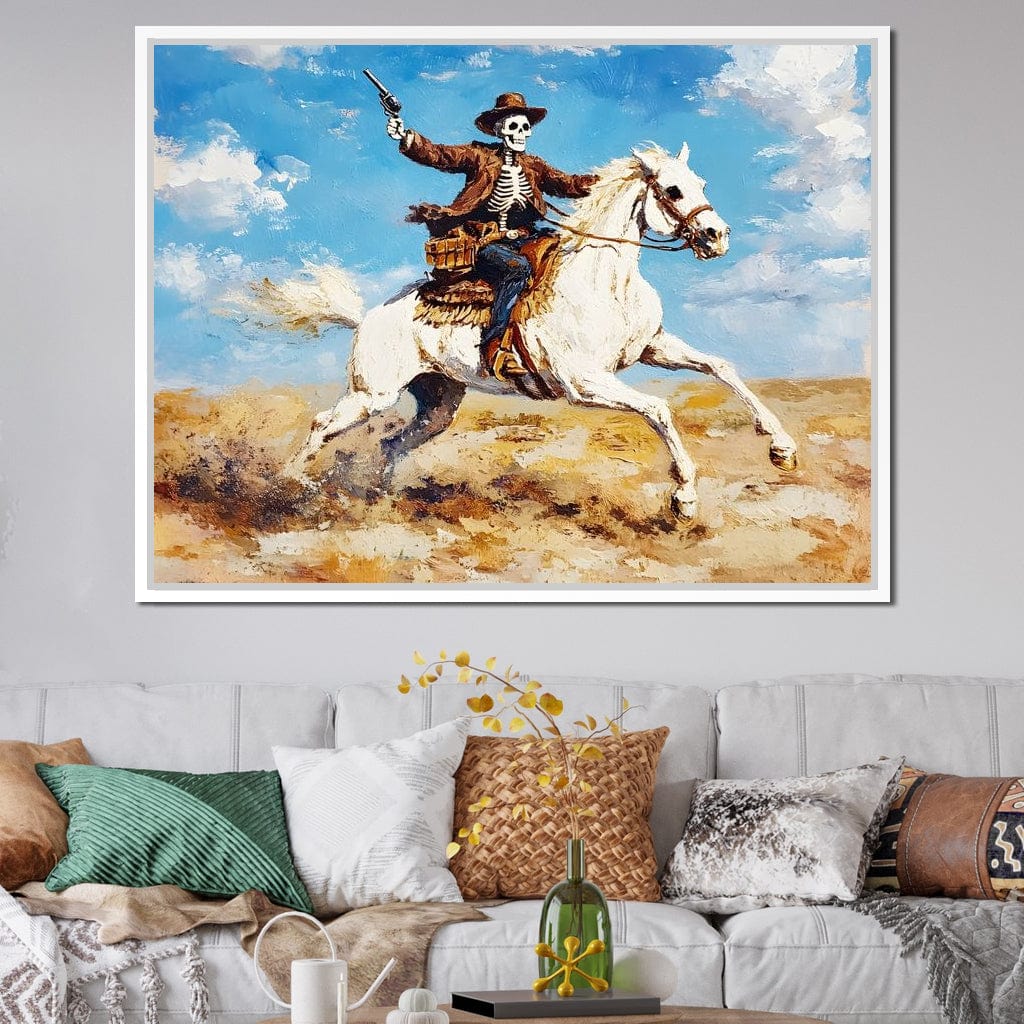 Rider of the Endless Plains Canvas Wall Art