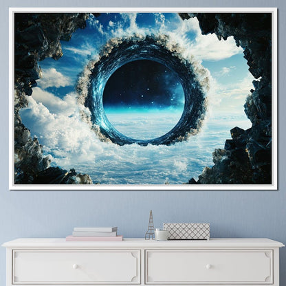 Portal to Celestial Realms Canvas Wall Art