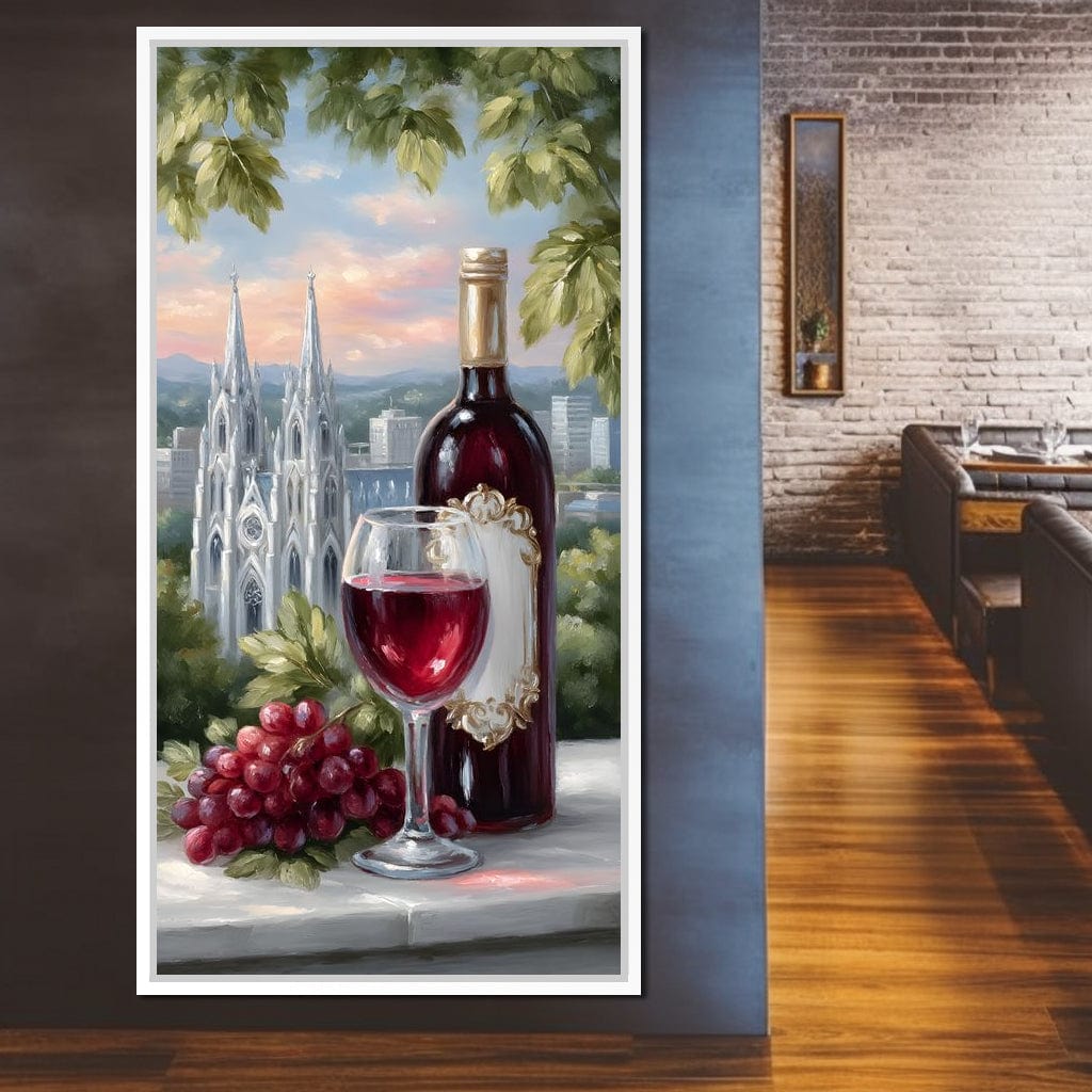 Wine Reverie Cathedral Vista Canvas Wall Art