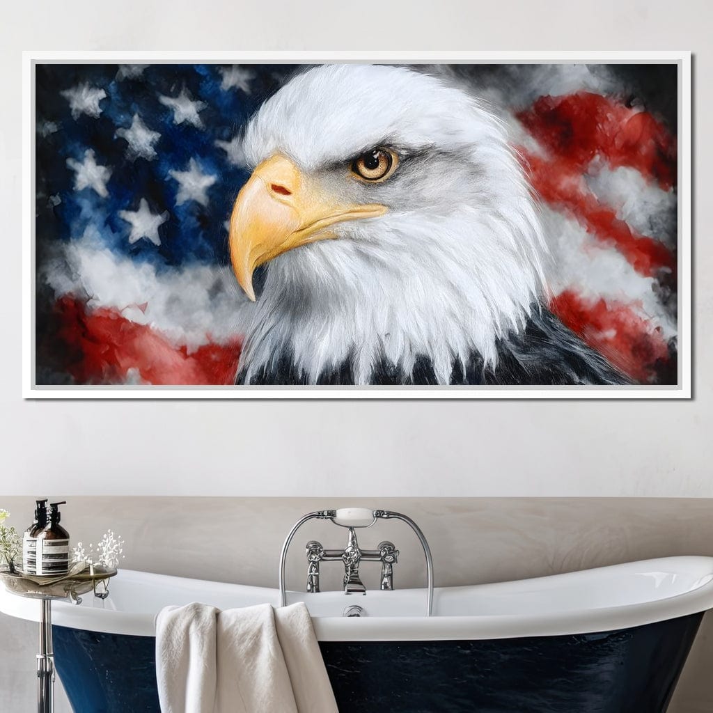 Majestic Eagle Essence Canvas Wall Art