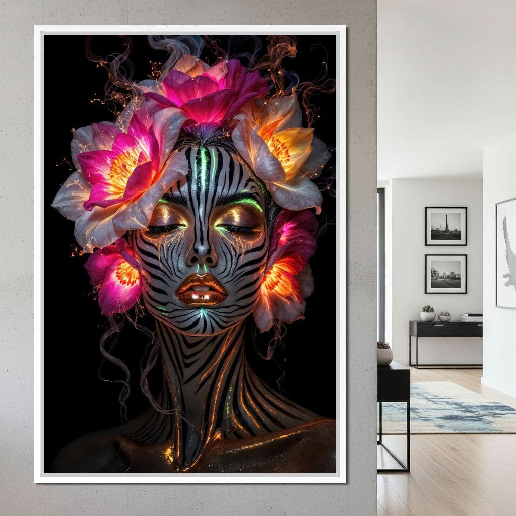 The Blooming Shaman Canvas Wall Art
