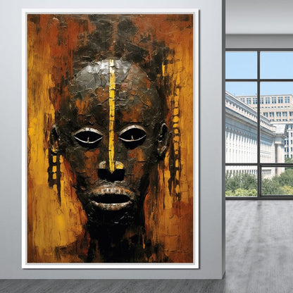 Tribal Mask 16 Canvas Wall Art