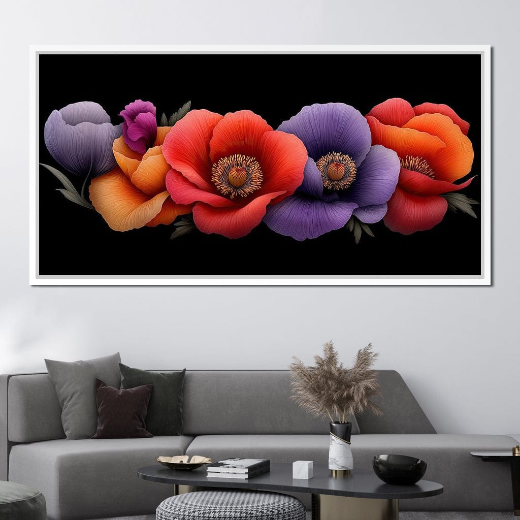 Blooming Florals Canvas Wall Art
