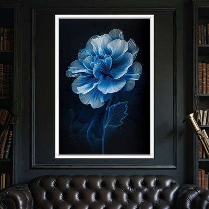Blue Dream Blossom Canvas Wall Art