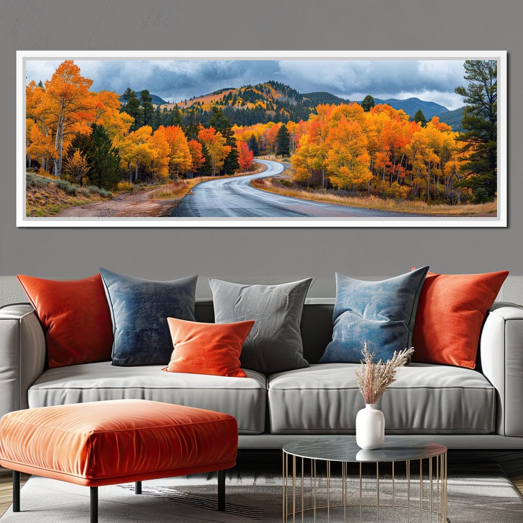 Autumn Serenade Journey Canvas Wall Art