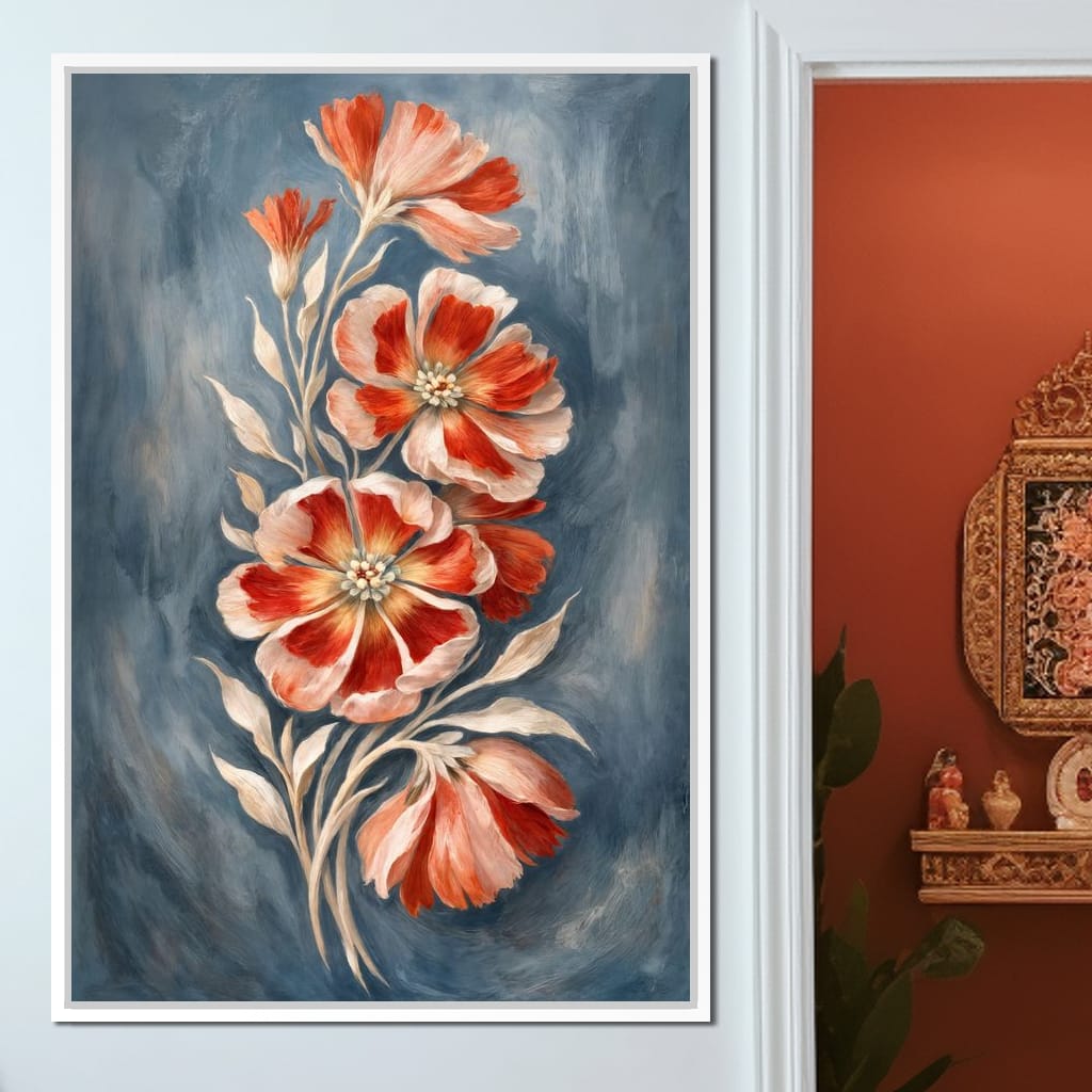 Emberlight Florals Canvas Wall Art