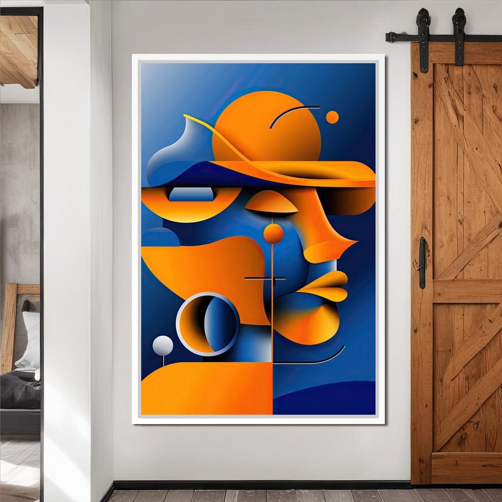 Geometric Muse Canvas Wall Art