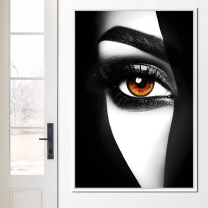 Eclipse of the Fiery Eye Canvas Wall Art