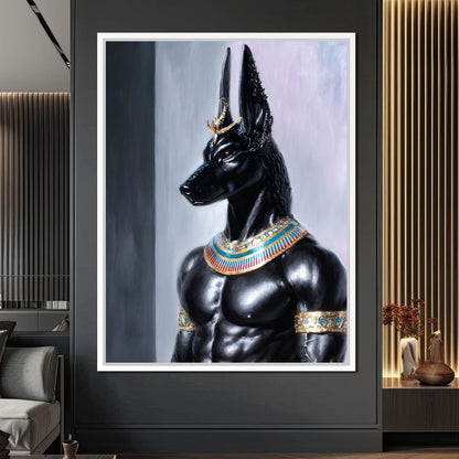 Anubis Guardian of the Pharaoh Canvas Wall Art