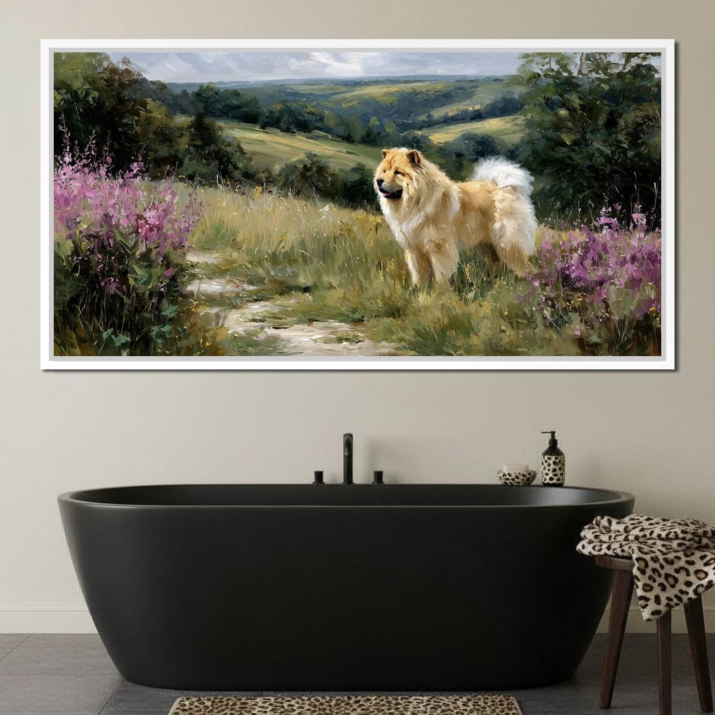 Chow Meadow Trail Summer Light Canvas Wall Art