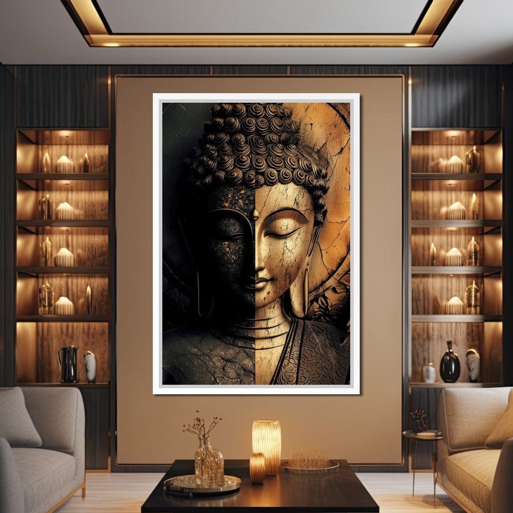 Harmony of Light and Shadow Canvas Wall Art