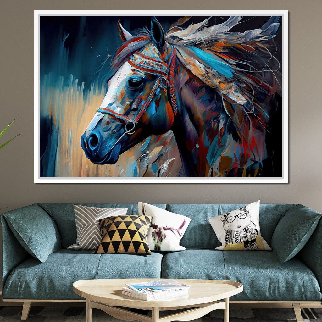 Cherokee Horse 4 Canvas Wall Art