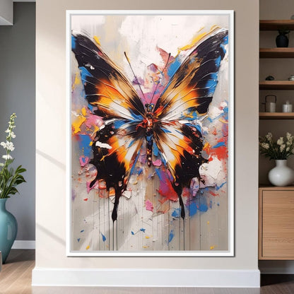 Psychedelic Lepidoptera Canvas Wall Art