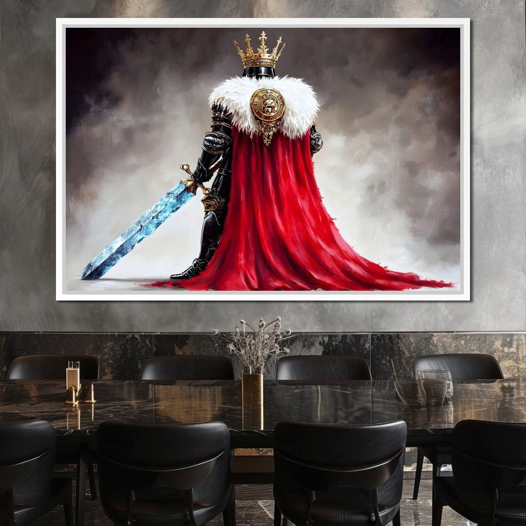 Majestic Regalia Warrior Canvas Wall Art