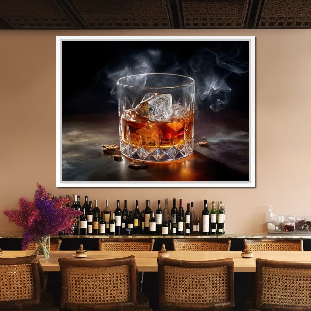 Infused Whiskey with Liquid Magic Canvas Wall Art