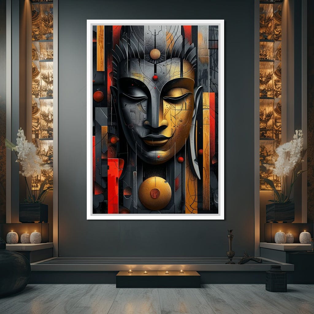 Radiant Geometric Balance Canvas Wall Art