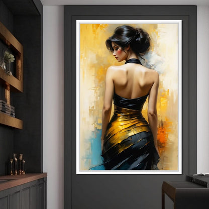 Female Portrait 295 Canvas Wall Art