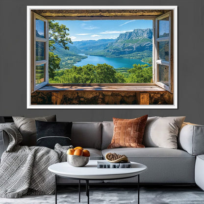 Serenity Vista Panorama Canvas Wall Art
