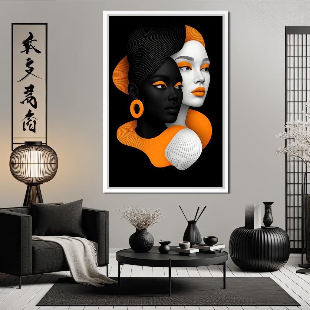 Faces of Balance Canvas Wall Art