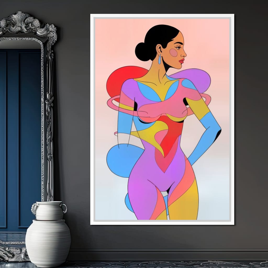 The Colorform Muse Canvas Wall Art