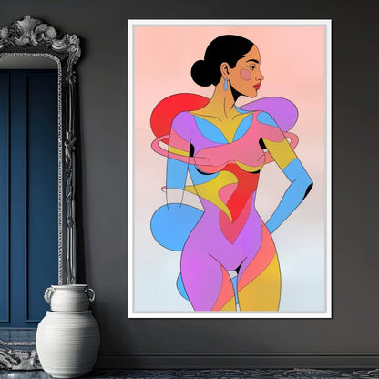 The Colorform Muse Canvas Wall Art