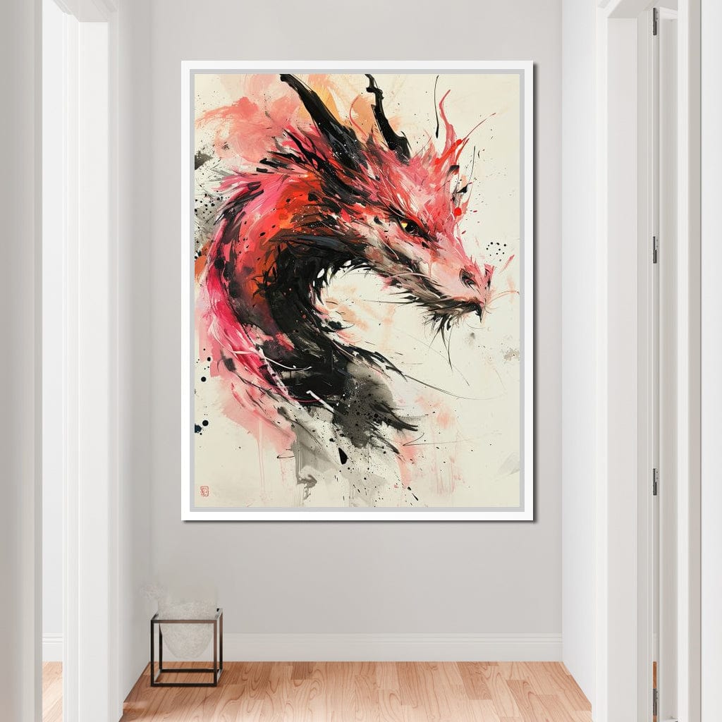 Vibrant Mythical Serenade Canvas Wall Art
