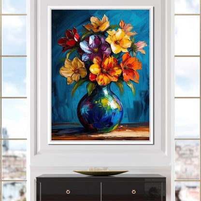 Vibrant Petal Symphony Canvas Wall Art